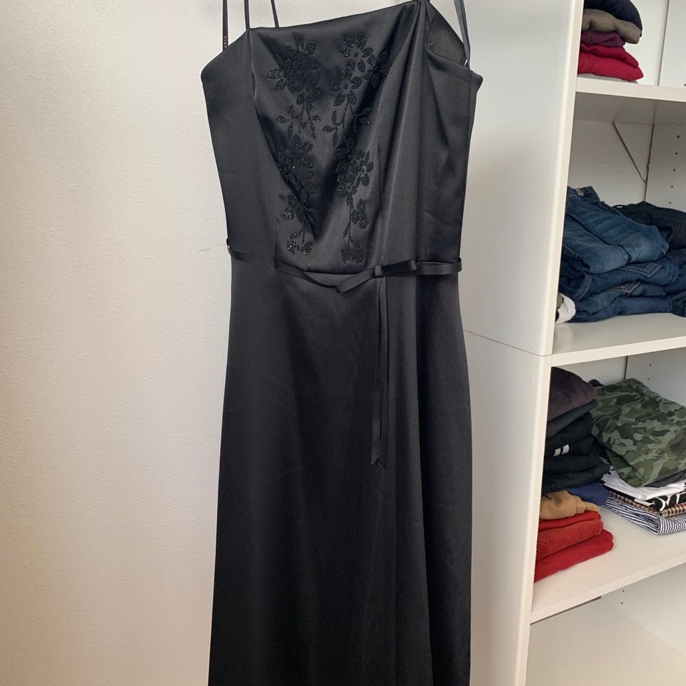 Black evening dress